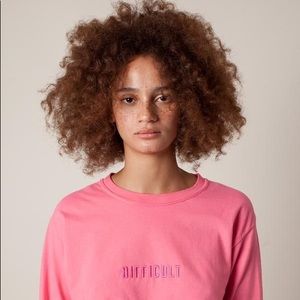 Rachel Antonoff Tee “Difficult”